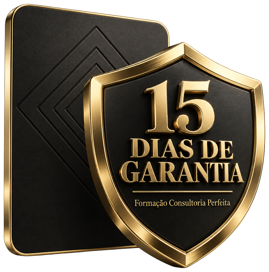 Selo dourado de 15 dias de garantia